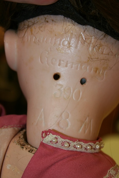 antique bisque doll markings